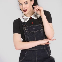 Buy 😀 HELL BUNNY ELLY MAY DENIM DUNGAREE NAVY Shop Sour+Plus ⌛ 11 HELL BUNNY ELLY MAY DENIM DUNGAREE NAVY Shop Sour+Plus
