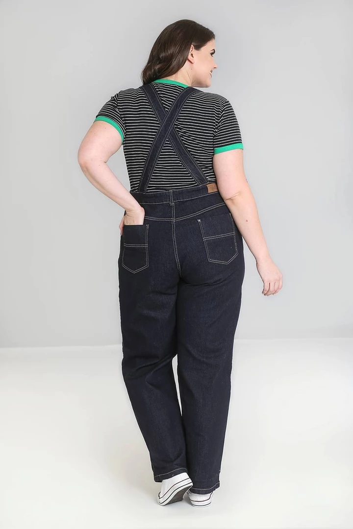 Buy 😀 HELL BUNNY ELLY MAY DENIM DUNGAREE NAVY Shop Sour+Plus ⌛ 8 HELL BUNNY ELLY MAY DENIM DUNGAREE NAVY Shop Sour+Plus