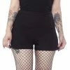 SOURPUSS SWEETIE PIE SHORTS BLACK