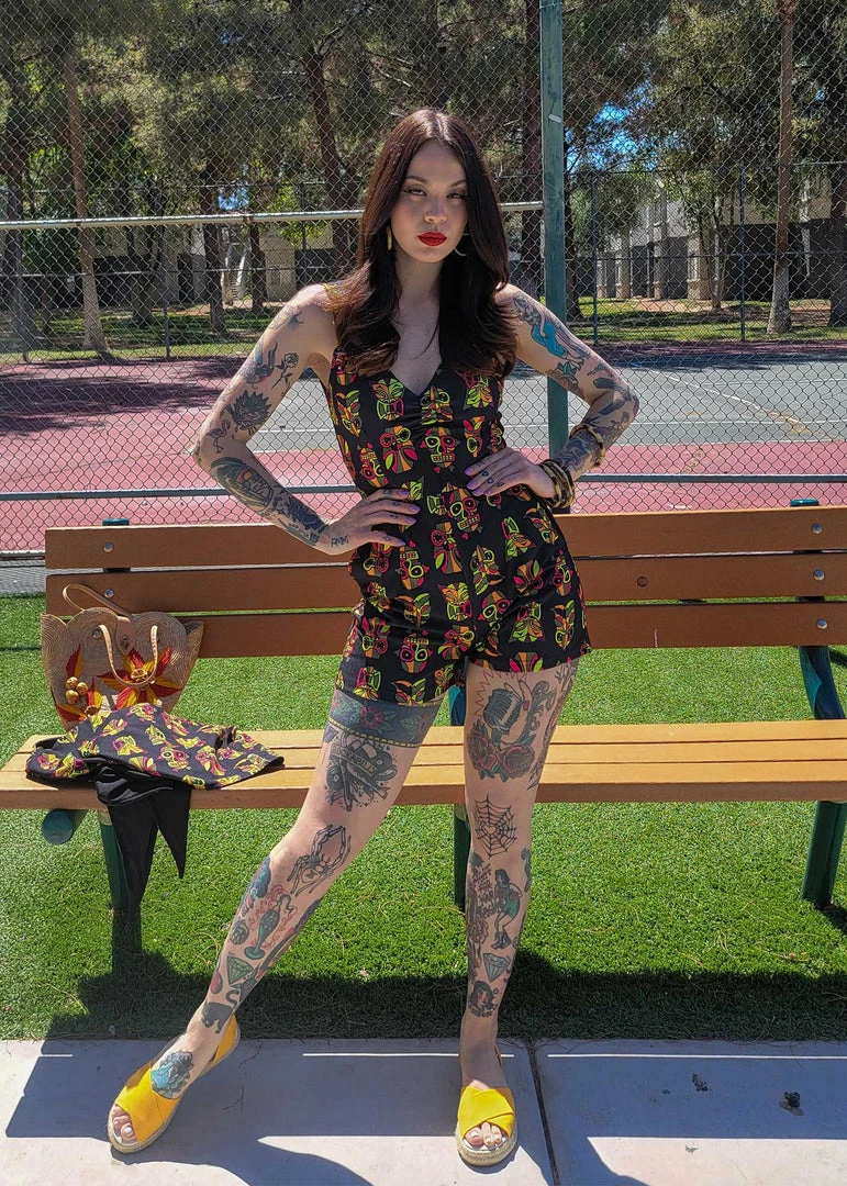 Best Sale ๐ SOURPUSS TINY TIKI SARONG PLAYSUIT What's New โ๏ธ 4 SOURPUSS TINY TIKI SARONG PLAYSUIT What's New