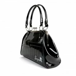Shop Sourpuss SOURPUSS SHOCK ME HANDBAG BLACK