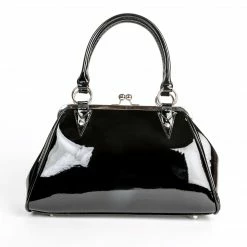 Shop Sourpuss SOURPUSS SHOCK ME HANDBAG BLACK