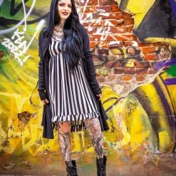 Hot Sale ⭐ Shop Sour+Plus SOURPUSS HOODED CARDIGAN BLACK 🛒 15 Shop Sour+Plus SOURPUSS HOODED CARDIGAN BLACK