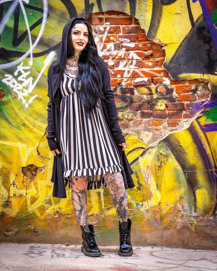 Hot Sale ⭐ Shop Sour+Plus SOURPUSS HOODED CARDIGAN BLACK 🛒 9 Shop Sour+Plus SOURPUSS HOODED CARDIGAN BLACK