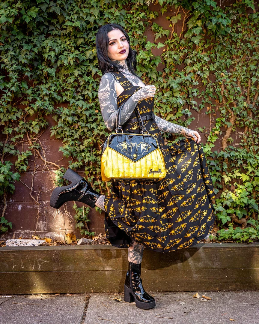 Buy โ SOURPUSS NOKTURNAL BAT GOLD BOWLER Shop Sourpuss ๐ 4 SOURPUSS NOKTURNAL BAT GOLD BOWLER Shop Sourpuss