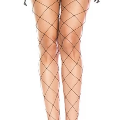 None SEAMLESS BIG DIAMOND NET FISHNETS