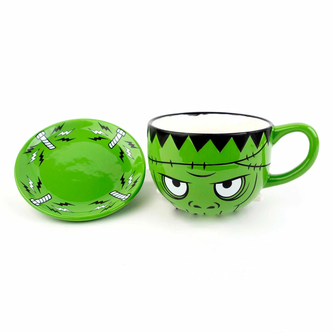 Coupon 🎁 SOURPUSS MONSTER TEA SET Haunted Homewares 🥰 4 SOURPUSS MONSTER TEA SET Haunted Homewares