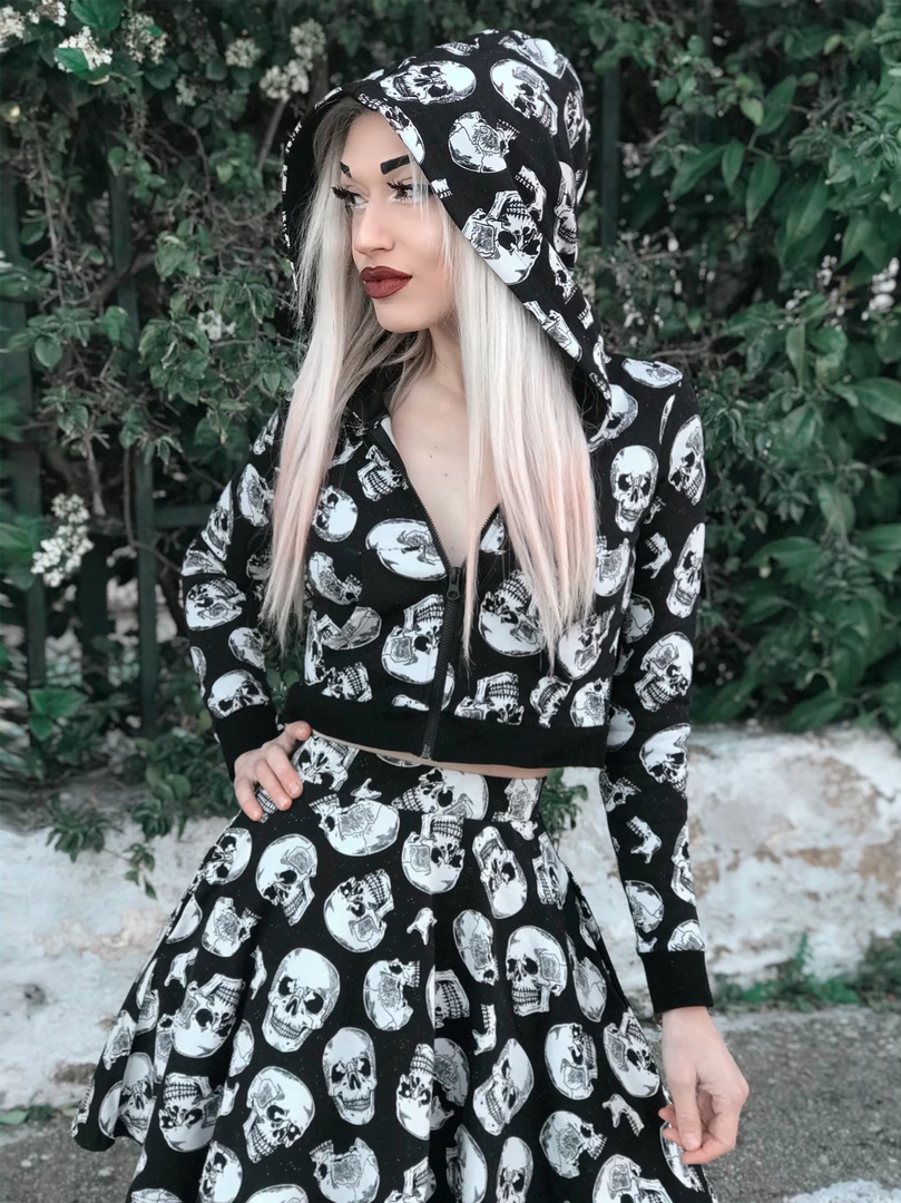 Buy ๐งจ SOURPUSS SKULL DUGGERY CROPPED HOODIE Shop Sour+Plus โ 3 SOURPUSS SKULL DUGGERY CROPPED HOODIE Shop Sour+Plus
