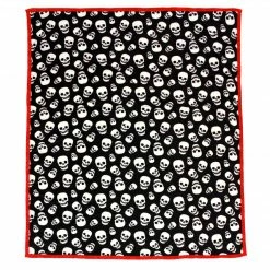 SOURPUSS LUST FOR SKULLS BLANKET Haunted Homewares