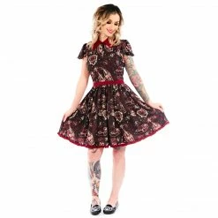 What's New SOURPUSS CAT LADY LYDIA DRESS
