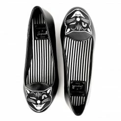 Shop Sourpuss STRANGECVLT X SOURPUSS LIMITED EDITION JINX THE CAT FLATS