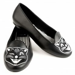 Shop Sourpuss STRANGECVLT X SOURPUSS LIMITED EDITION JINX THE CAT FLATS