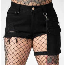 What's New KILLSTAR FURY ROAD DENIM GARTER SHORTS