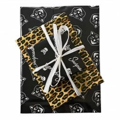 Shop Sourpuss SOURPUSS GIFT WRAP SET SOURPUSS LOGO/LEOPARD