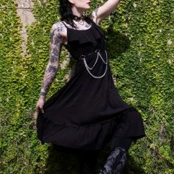 Shop Sour+Plus SOURPUSS BLACK STEVIE DRESS