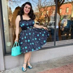 Shop Sour+Plus SOURPUSS ATOMICA VERONICA DRESS BLACK