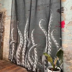 SOURPUSS TENTACLES WINDOW CURTAINS