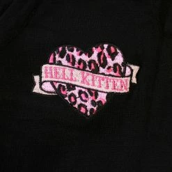 SOURPUSS HELL KITTEN CROPPED CARDIGAN