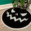 Haunted Homewares SOURPUSS PUMPKIN FACE RUG
