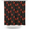 Haunted Homewares SOURPUSS HOT STUFF SHOWER CURTAIN