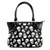 SOURPUSS LUST FOR SKULLS SHOULDER BAG