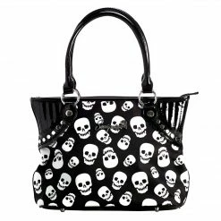 SOURPUSS LUST FOR SKULLS SHOULDER BAG