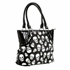 SOURPUSS LUST FOR SKULLS SHOULDER BAG