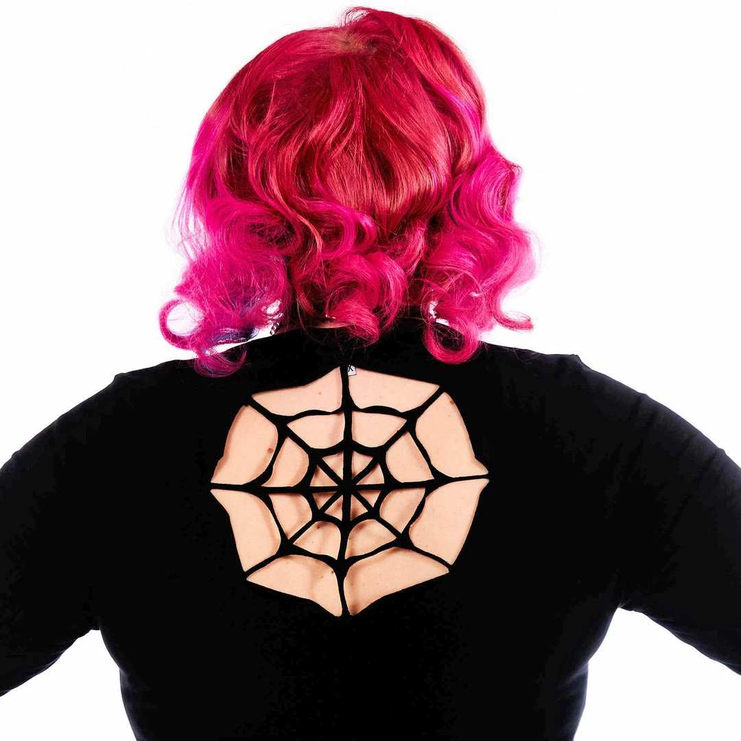 Hot Sale 😍 SOURPUSS SPIDERWEB CUTOUT 👗 DRESS 👍 9 SOURPUSS SPIDERWEB CUTOUT DRESS