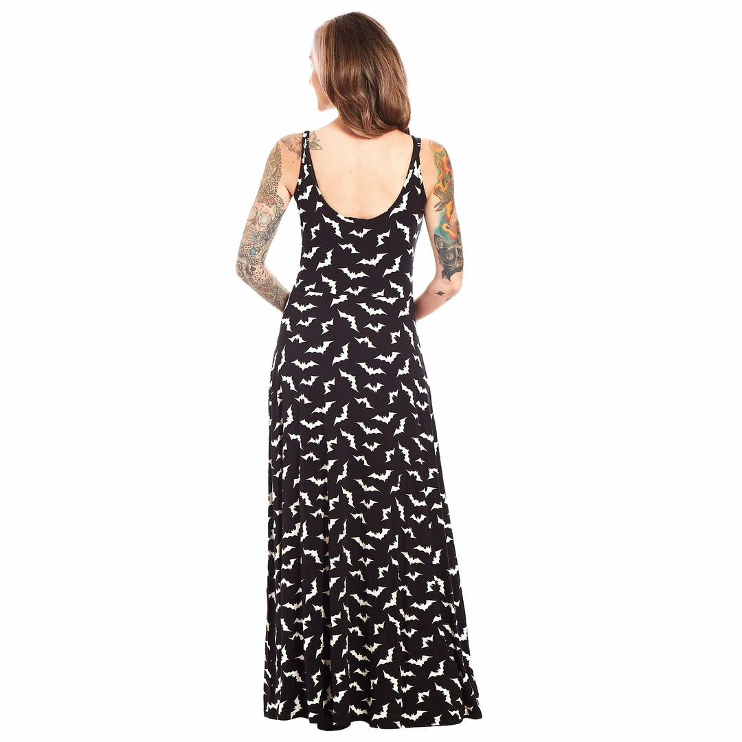 Best Sale ๐ฅ SOURPUSS LUNA BATS MAXI ๐ DRESS BLACK/WHITE ๐ 6 SOURPUSS LUNA BATS MAXI DRESS BLACK/WHITE