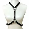 Funk Plus VEGAN Y HARNESS WITH O RINGS BLACK Back In Stock