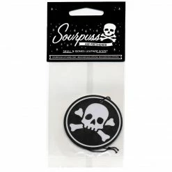 SOURPUSS SKULL N BONES AIR FRESHENER
