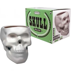 None Homewares BONE SKULL PLANTER