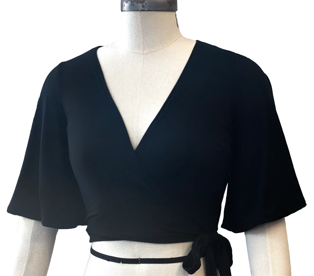 Deals โญ Shop Sour+Plus WAX POETIC AURORA WRAP TOP BLACK ๐ 3 Shop Sour+Plus WAX POETIC AURORA WRAP TOP BLACK