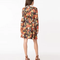 SMAK PARLOUR AUTUMN FLORAL JET SETTER FIT & FLARE DRESS Shop Sour+Plus