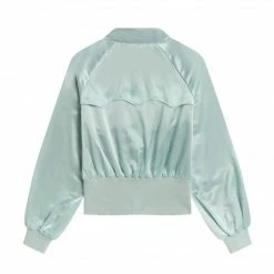 What's New FRED PERRY SATIN HARRINGTON JACKET STARLIGHT