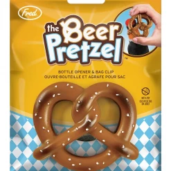 None Homewares BEER PRETZEL BOTTLE OPENER AND CLIP
