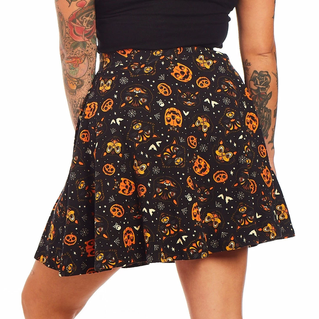 Best reviews of ๐ SOURPUSS CLASSIC ๐ HALLOWEEN SKATER ๐ SKIRT BLACK ๐ 5 SOURPUSS CLASSIC HALLOWEEN SKATER SKIRT BLACK