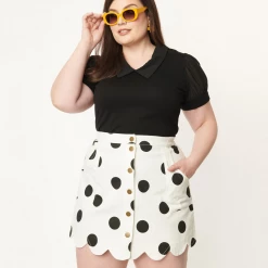 SMAK PARLOUR BLACK KNIT TOP W/ CHIFFON CONTRAST