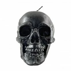 SOURPUSS ANATOMICAL SKULL CANDLE BLACK