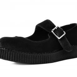 T.U.K. VELVET VIVA II MARY JANE BLACK Footwear