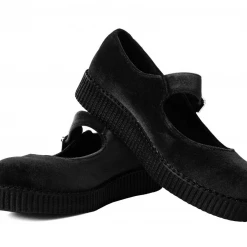 T.U.K. VELVET VIVA II MARY JANE BLACK Footwear