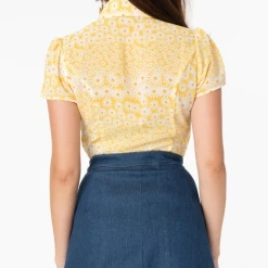 Apparel SMAK PARLOUR BLUE DENIM CAMPUS MINI SKIRT