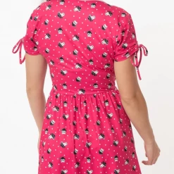 Shop Sour+Plus UNIQUE VINTAGE RETRO STYLE TEACUP CATS BRADY DRESS