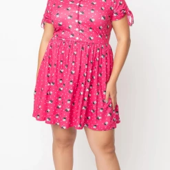 Shop Sour+Plus UNIQUE VINTAGE RETRO STYLE TEACUP CATS BRADY DRESS
