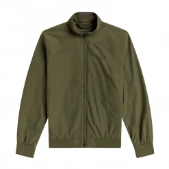 What's New FRED PERRY BRENTHAM JACKET MILITARY GREEN