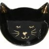 None Homewares BLACK CAT CERAMIC BOWL