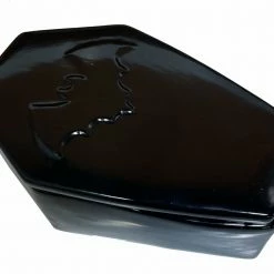 SOURPUSS COFFIN STASH BOX BLACK Haunted Homewares