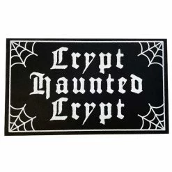 SOURPUSS CRYPT HAUNTED CRYPT DOORMAT