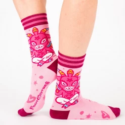 Back In Stock FOOTCLOTHES CUTE BAPHOMET GOAT SOCKS
