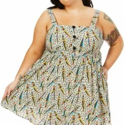 SOURPUSS DAGGERS GAUZY DRESS